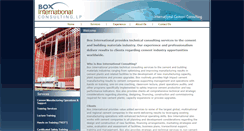 Desktop Screenshot of boxinternational.com